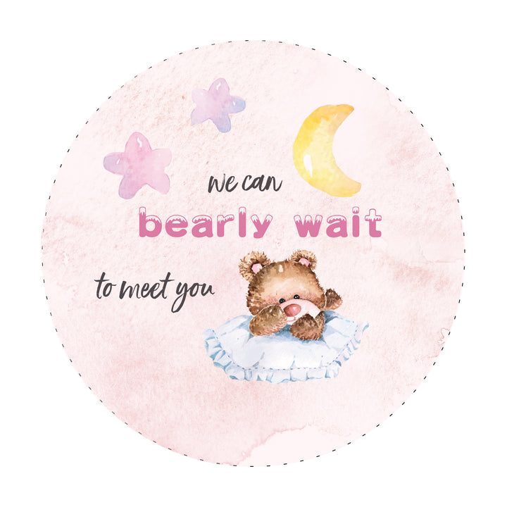 Bear Theme Round Backdrop002-2