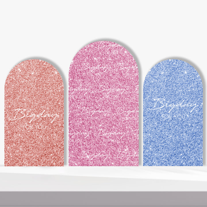 Custom Chiara Arched Wall Backdrop Stands and Covers