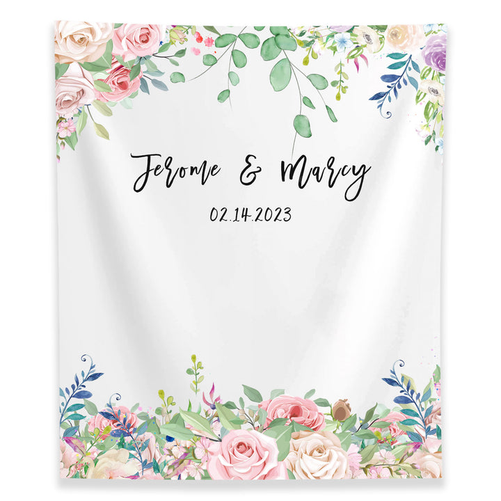 Floral Bridal Shower Backdrop