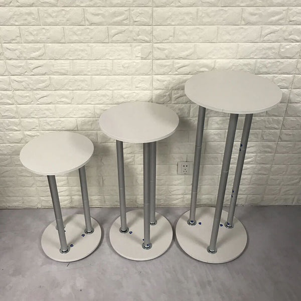 RoundDisplayCylinderPedestalswithCovers