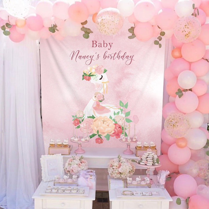 Swan Theme Backdrop004-1